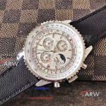 Perfect Replica Breitling Navitimer Moon phase chronograph Watch White Face